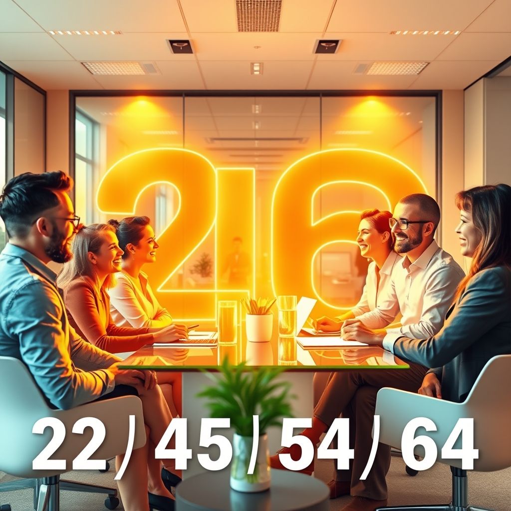 ชื่อเลขศาสตร์ 24 42 45 54 46 64: พลังงานบวกในงานและการเจรจา